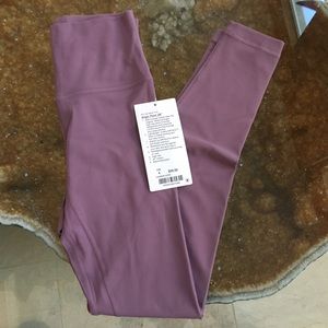 New lululemon align mauve rose Sz 4